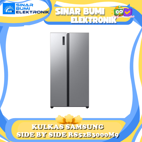 Gambar KULKAS SAMSUNG RS52B3000M9 SIDE BY SIDE 550L INVERTER RS52 RS52B3000 dari SINAR BUMI ELECTRONICS Kota Administrasi Jakarta Barat Tokopedia