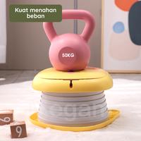 Gambar MEGAM Potty Portable WC Training Anak Pispot Baby Travel Kursi Toilet Duduk Karakter Kucing Lucu HSB813 - Kuning dari Megam.id Kab. Tangerang 5 Tokopedia