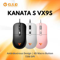 Gambar Fantech Kanata S VX9S Mouse Gaming RGB 7200 DPI - BLACK dari Els Computer Kab. Banyumas 1 Tokopedia