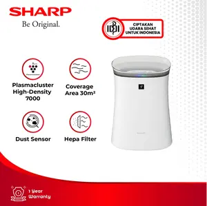 Sharp Air Purifier FP-F40Y-W Plasmacluster High Density Ions
