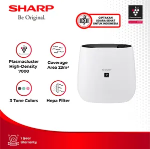 Sharp Air Purifier FP-J30Y-B Plasmacluster High Density Ions Black 23m