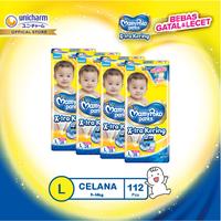 Gambar MamyPoko X-tra Kering L 28 - Popok Bayi Celana - 4 Packs Karton dari Unicharm Official Store Kab. Tangerang 1 Tokopedia