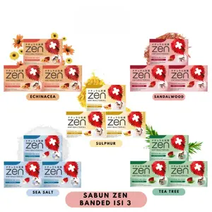 Sabun Zen Batang Bundle Isi 3pcs Sabun Antibacterial Sabun Zen 70 gr