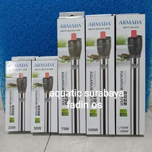 HEATER AQUARIUM STAINLES ARMADA 25/50/75/100/150 WATT