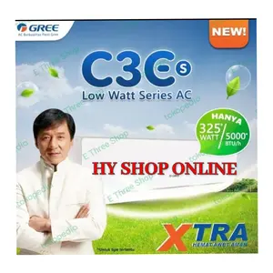 AC GREE 3/4 PK GWC-07C3E DELUX LOW WATT ECO FRIENDLY AC 3/4 PK NEW