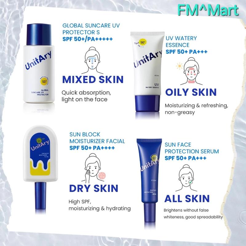 UNITARY Global Suncare UV Protector SPF 50+ PA++++ (Mixed Skin) Perawatan Wajah 8