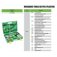 Gambar TEKIRO Mekanik Tools 60 Pcs / Alat Perkakas / Tools Kit set SC-MT0626 dari Drill&Co Kota Administrasi Jakarta Barat 3 Tokopedia