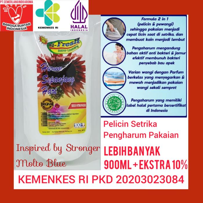 Gambar pelicin dan pewangi freshly parfum baju pakaian super laundry loundry dari warung wangi by fatema Kota Bekasi Tokopedia