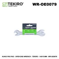 Gambar TEKIRO Kunci Pas 14 x 15 mm WR-OE0079 dari Drill&Co Kota Administrasi Jakarta Barat 2 Tokopedia