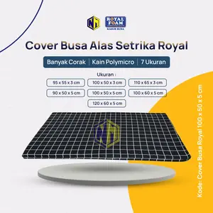 Sarung Alas Setrika Royal Inoac  / Cover Alas Setrika bahan Polymicro anti Luntur dilengkapi Sleting