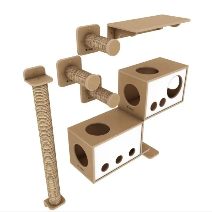 cat playground cat tree mainan rumah dan garukan kucing 2