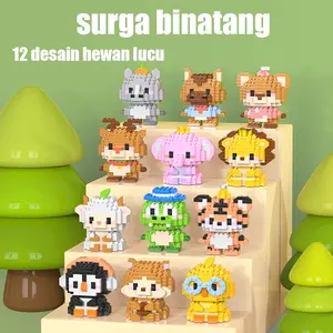 Nano Block Mainan Balok Susun Building Block Nano Blok Nano Bricks Balok Susun Mainan Edukasi Souvenir Ulang Tahun Anak murah Bricks