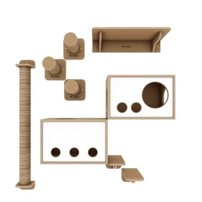 cat playground cat tree mainan rumah dan garukan kucing 0