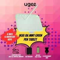 Gambar UGEE Pen Tablet Q6 Mint Green Drawing Tablet dari ugee indonesia Kota Administrasi Jakarta Barat 1 Tokopedia