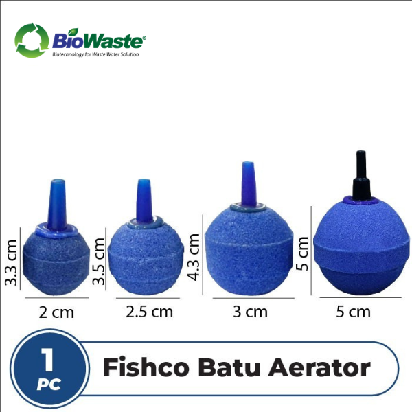Promo Fishco Airstone Micro Bubble Round - Batu Aerator Aerasi ...