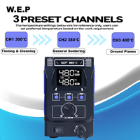 Gambar WEP 982-IV C210 Soldering Station Digital Temperature Adjustable 3 Memory Channels ESD Safe dari House Sparepart Kab. Tangerang 3 Tokopedia