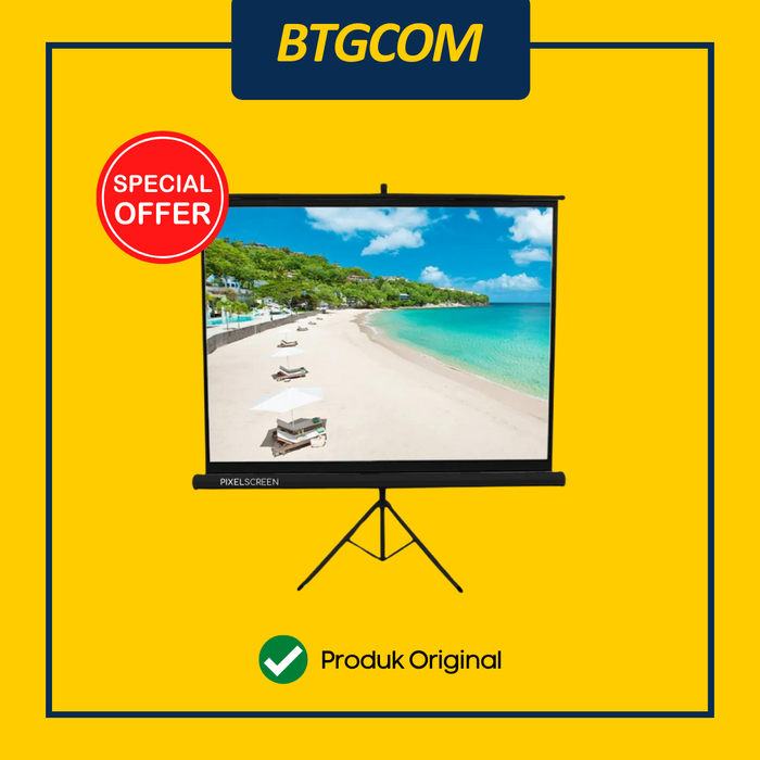 Gambar TRIPOD SCREEN PIXELSCREEN XLT70 LAYAR PROJECTOR/PROYEKTOR 70 INCH 1:1 1780x1780MM PIXEL dari btgcom Kota Denpasar Tokopedia