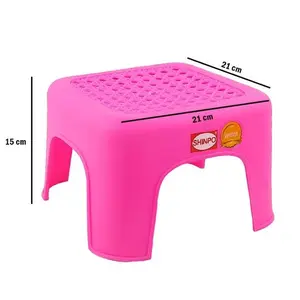 Shinpo 168 Bangku Kecil Pendek Kursi Anak Jongkok Segi Mini Blando Plastik