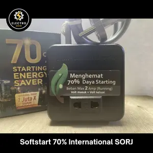 Softstart hemat daya 70% international SORJ energy saver 70 persen | internasional rajawali sorj