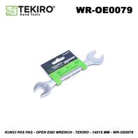 Gambar TEKIRO Kunci Pas 14 x 15 mm WR-OE0079 dari Drill&Co Kota Administrasi Jakarta Barat 3 Tokopedia