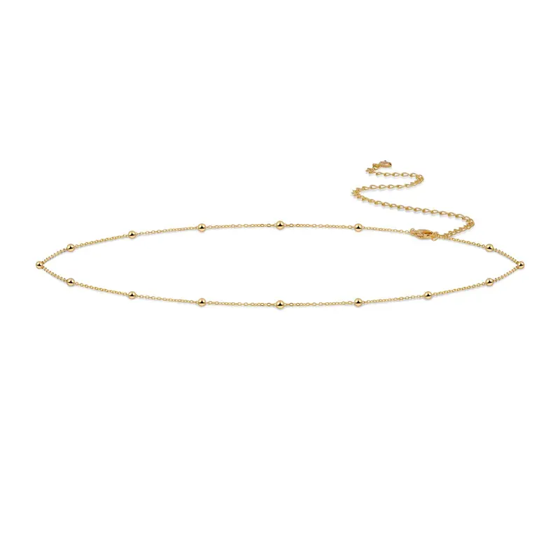 Fleur Body Chain Kalung Wanita Anti Karat Stainless Rantai Pinggang Celana Wanita 18k Gold Plated Aksesoris Fashion Wanita Korea 8