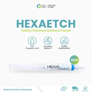 Dental Hexaetch 10ml etching gel suntik etcha etchant