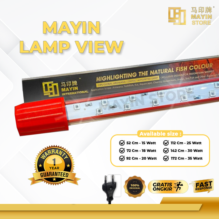 Gambar MAYIN LAMP VIEW Lampu LED celup Aquarium ikan Arowana Arwana Koki Koi dari Mayin Store Kota Administrasi Jakarta Pusat Tokopedia