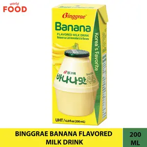BINGGRAE BANANA FLAVORED MILK DRINK 200ML