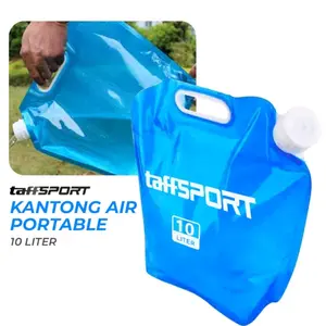 TAFFSPORT ASD 001 - Kantong air lipat portable kapasitas 10 liter