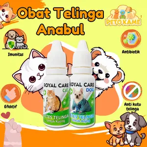 Holycatlabs Royal Care Obat Telinga | Tetes Telinga Membersihkan Jamur Infeksi
