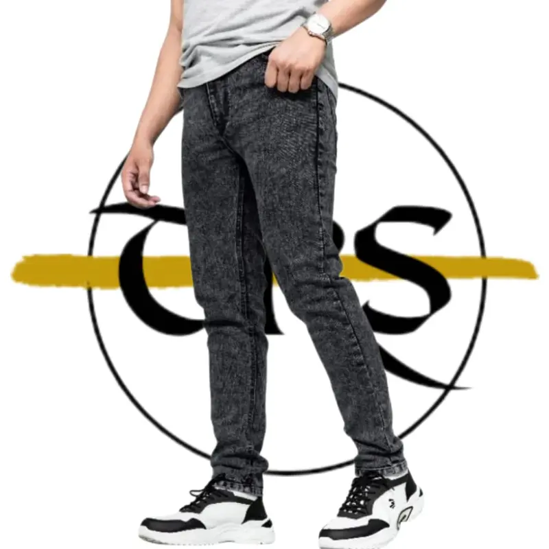 Celana Jeans Putih Pria Jumbo Ukuran 28-46 Celana Jeans Putih Slimfit 2