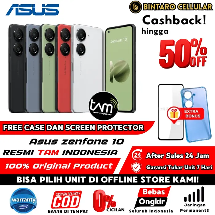 Gambar TAM Asus Zenfone 10 5G 16/512GB 8/256 8/128GB Garansi Resmi Indonesia - WHITE BNOB, 8/128GB dari BintaroGadget_NEW Kota Tangerang 5 Tokopedia
