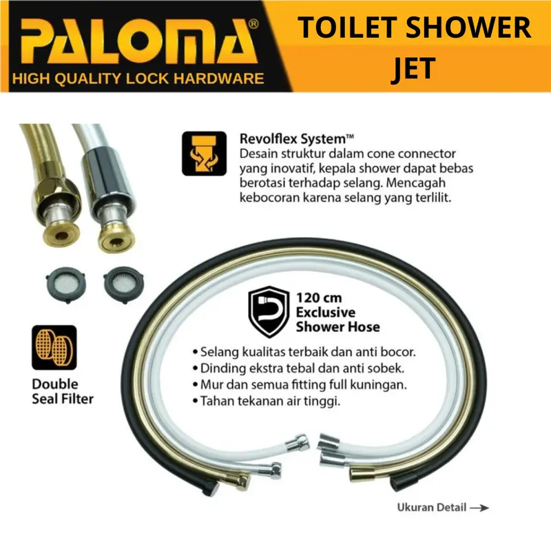 PALOMA TSP 3102 Toilet Shower Putih Jet Washer Bidet Cebok Kloset 3
