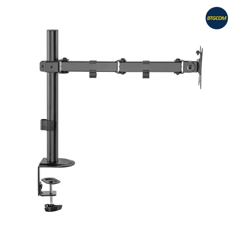 BRACKET MONITOR ARM BRATECK LDT66-C012 BLACK FOR LAYAR LED SCREEN PC 17-32 INCH INCHI