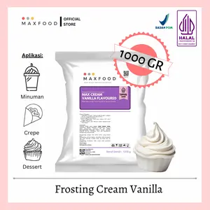 Whipped Cream Powder/ Bubuk Krim Kocok - Vanilla 1kg