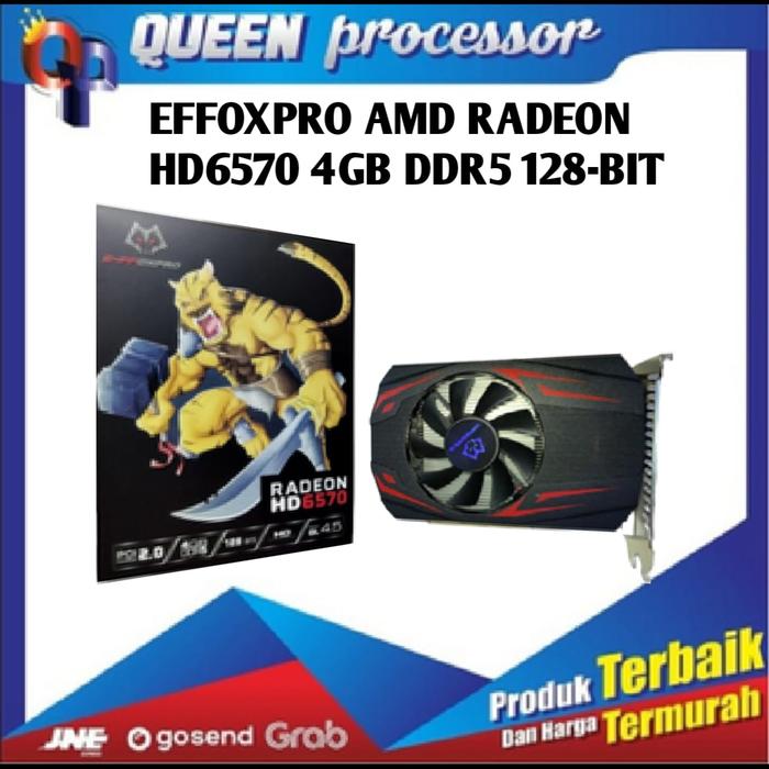 Jual EFFOXPRO AMD RADEON HD 6570 4GB DDR5 128BIT - VGA CARD HD6570 ...