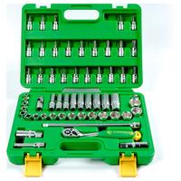 Gambar TEKIRO Socket Set 3/8 inch / Kunci Sock Set 6-24mm 58pcs SC-SE0621 dari Drill&Co Kota Administrasi Jakarta Barat 3 Tokopedia