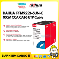 Gambar Kabel Lan Dahua PFM9221-6UN-C-V2 Orange / Blue 100M CCA CAT6 UTP Cable / Kabel UTP CAT6 100meter - BLUE 100M dari Cengli Store Kota Surabaya 4 Tokopedia