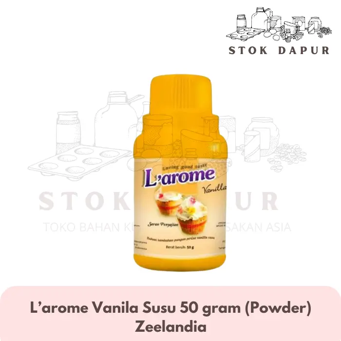 L'arome Vanilla Susu 50gr – Larome Vanila Susu Perisa Powder 50 gr 0