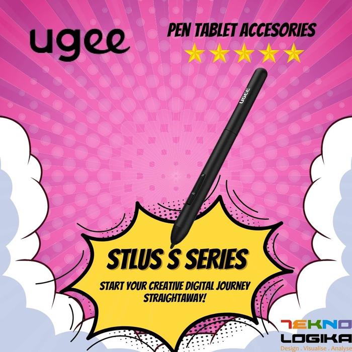 Gambar Stylus Pen Tablet UGEE S Series (M708 V2&V3) dari ugee indonesia Kota Administrasi Jakarta Barat Tokopedia