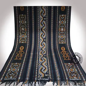 kain tenun ikat blanket etnik asmat TB005