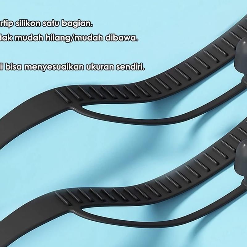 kacamata renang minus free box (miopi)+penutup telinga swim Goggles Optical 1