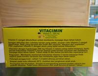 Gambar Vitacimin Vitamin C 500mg 1 box isi 100 tablet - Fresh Lemon dari TO Riang Ria Kota Administrasi Jakarta Utara 3 Tokopedia