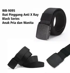 WB-9095 Ikat Pinggang Anti X Ray Black Series Anak Pria dan Wanita