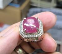 Gambar Batu Permata Natural Ruby Tanzania RB009 Merah Seger Indah With Memo dari CNC phoneshop Kota Administrasi Jakarta Pusat 3 Tokopedia