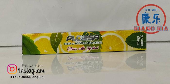 Gambar Minyak Angin Plossa Press & Sooth Citrus- 10ml dari TO Riang Ria Kota Administrasi Jakarta Utara Tokopedia