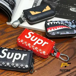 Dompet STNK Remote Gantungan Kunci Kulit Mobil Motor