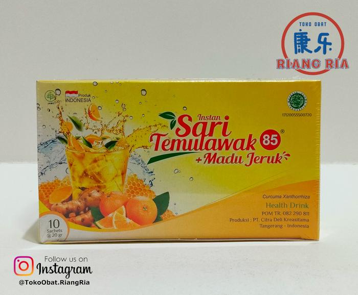Gambar Sari Temulawak Instant 85 - Madu Jeruk Menyegarkan 10 Sachet dari TO Riang Ria Kota Administrasi Jakarta Utara Tokopedia