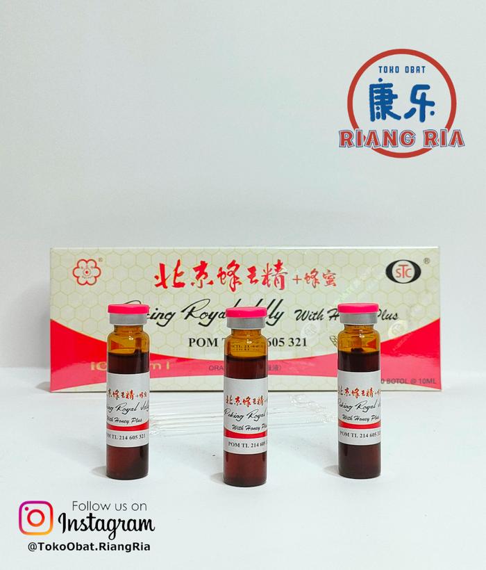 Gambar PEKING ROYAL JELLY WITH HONEY PLUS - Kesehatan - 1 Botol dari TO Riang Ria Kota Administrasi Jakarta Utara Tokopedia