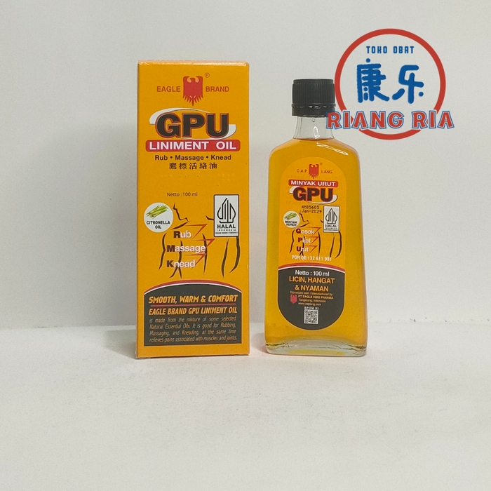 Gambar CAP LANG MINYAK URUT GPU SEREH 100 ML dari TO Riang Ria Kota Administrasi Jakarta Utara Tokopedia
